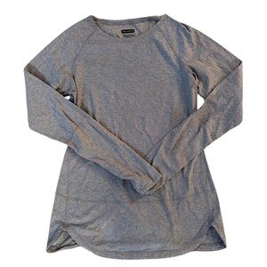 New Balance Gray Long Sleeve Tee w thumb holes